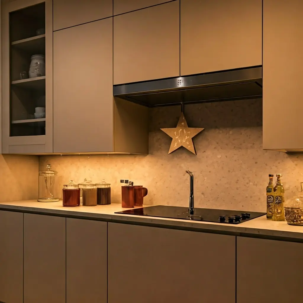 estrella adornos de navidad para cocina