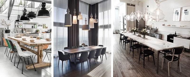 Claves para iluminar una mesa de comedor