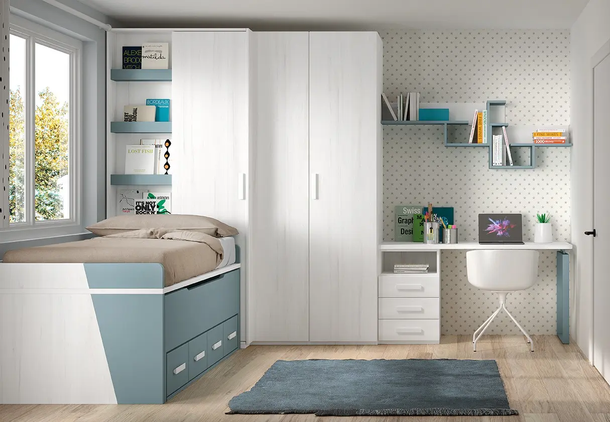 ¿Cuál es la mejor cama para una habitación juvenil?